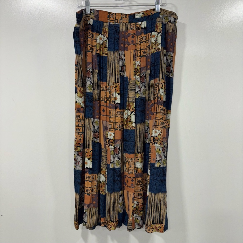 vintage Laura Kieffer for Susan Burrowes patchwork skirt